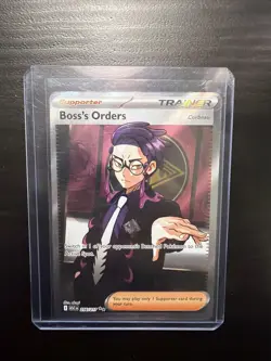 Boss’s Orders 256/217 Ultra Rare Full Art Pokemon TCG Ascended Heroes NM - Image 1