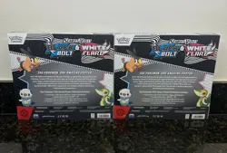 Lot Of 2 Pokemon Black Bolt/White Flare Unova Poster Collection Sealed - Image 2