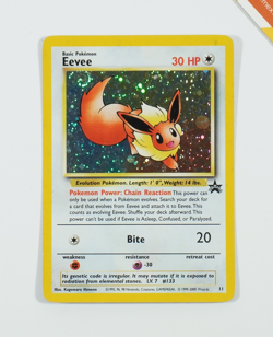 Pokemon Eevee #11 Wizard Black Star Promo English Holo - Image 1