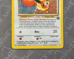 Pokemon Eevee #11 Wizard Black Star Promo English Holo - Image 4