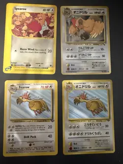 Pokemon TCG mixed Spearow/ Fearow Lot. Japanese - Image 3