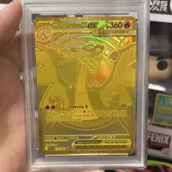 Pokemon Mega Charizard X ex Mega Hyper Rare Holo PSA 9 130/094 Phantasmal Flames - Image 4
