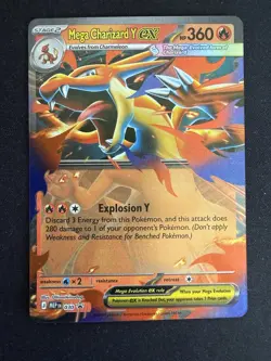 Pokemon TCG Mega Charizard Y Ex 030 Black Star Promo Ascended Heroes NM - Image 1