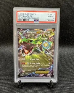 2015 Pokemon XY - Rayquaza EX - Black Star Promo - XY73 - PSA 8 - Image 1