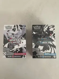 White Flare & Black Bolt Pokemon TCG Booster Bundle New Factory Sealed Lot X 2 - Image 3
