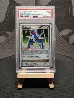 Dialga Lv. X Black Star Promo Holo PSA 7 NM 2009 Pokemon Diamond & Pearl #DP37 - Image 1