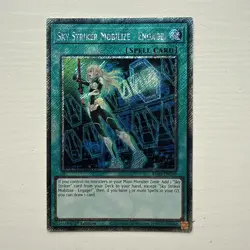 YUGIOH SKY STRIKER MOBILIZE - ENGAGE PLATINUM SECRET RARE NEAR MINT RA03-EN269 - Image 1