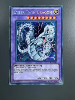 Yugioh - Cyber Twin Dragon - Secret Rare - LCGX - Image 1