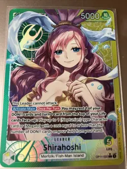 One Piece CCG Shirahoshi OP11-022 Leader Alt Art A Fist of Divine Speed - Image 1