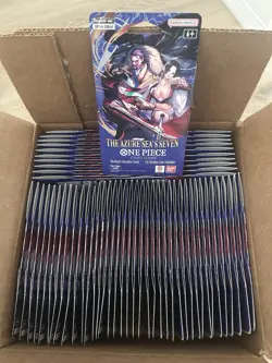 Lot Of 60 - One Piece TCG: The Azure Sea's Seven Sleeved Booster OP-14 English - Image 1