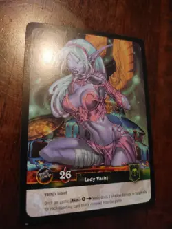 Lady Vashj Timewalkers 24/30 Ver.1 FOIL World of Warcraft TCG ENG NM - Image 2