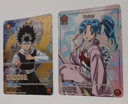 Union Arena Yu Yu Hakusho Hiei Winner Botan Foil Promos YuYu Anime Anniversary - Image 1