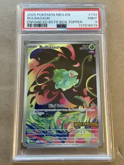 Bulbasaur [Stamped] #133 Pokemon Mega Evolution PSA 9 - Image 1