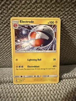 Pokemon TCG Electrode Hidden Fates 22/68 Regular Rare - Image 1