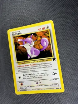 Pokemon TCG Rattata Team Rocket 66/82 Regular EX - Image 3