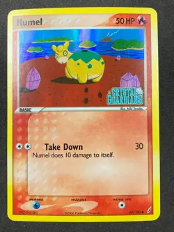 Numel 59/100 Crystal Guardians Reverse Holo Stamped Pokemon TCG LP Condition - Image 1