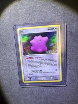 2005 POKEMON DITTO EX DELTA SPECIES REVERSE FOIL HOLO STAMPED 35/113 - Image 1