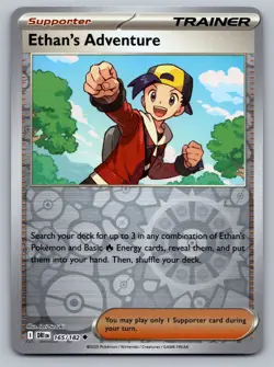 Pokemon TCG SV10: Destined Rivals Ethan's Adventure - 165/182 Reverse Holo - Image 1