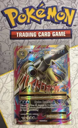 Pokemon TCG Mega Blastoise EX Evolutions 102/108 Holo Full Art NM - Image 1