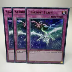 3x Yugioh Stardust Flash LC05-EN003 Ultra Rare - LP-NM 💎 - Image 1