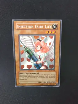 Yu-gi-oh Injection Fairy Lily LOD-100 Legacy of Darkness LP - Image 1