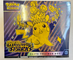 Pokemon Surging Sparks Elite Trainer Box ETB SV08 English Card New Sealed - Image 1