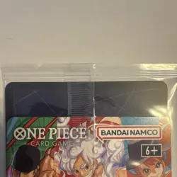 One Piece CCG Monkey D. Luffy Card US Voyage Promo P-055 Rutgers Basketball - Image 3