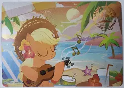 My Little Pony Trading Card Exclusive Applejack Foil Kayou MLPME01-UR-016L4 2025 - Image 1