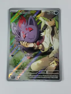 Pokemon Card N's Zorua 189 Sv: Scarlet & Violet Promo Cards Holo US - Image 1