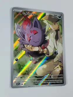 Pokemon Card N's Zorua 189 Sv: Scarlet & Violet Promo Cards Holo US - Image 2