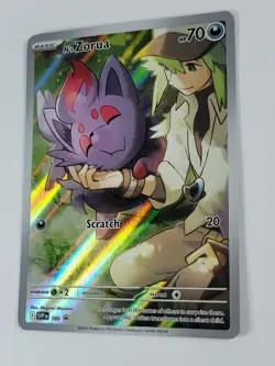 Pokemon Card N's Zorua 189 Sv: Scarlet & Violet Promo Cards Holo US - Image 3