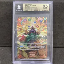 Buggy OP03 008 Parallel Special Card Bgs 9,5 Authentic Rare Trading Card eng - Image 1