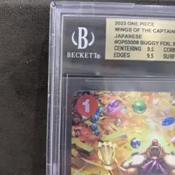 Buggy OP03 008 Parallel Special Card Bgs 9,5 Authentic Rare Trading Card eng - Image 4