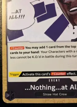 ...Nothing...at All!!! OP06-096 Common Wings Of The Captain One Piece Card Game - Image 4