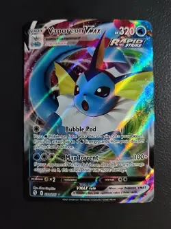 Vaporeon VMAX - 030/203 - Evolving Skies Ultra Rare Pokemon Card - NM - Image 1