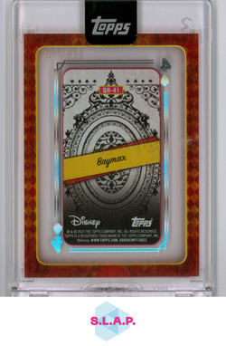 BAYMAX QUEEN OF HEARTS ACETATE PLAYING CARDS TOPPS 2025 DISNEY 2025 088/125 ENG - Image 2