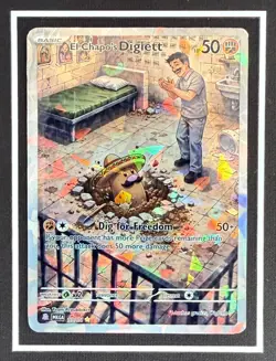 El Chapo's Diglett DIY Pokemon Card - ONE OF A KIND! - Image 2