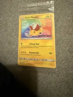 Ash’s Pikachu SM108 TGC Pokemon: The Movie “I Choose You” Promo Card (Sealed) - Image 1