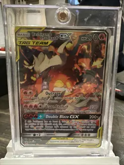 Pokemon Reshiram & Charizard GX Tag Team Card SM Unbroken Bonds 20/214 - Image 2
