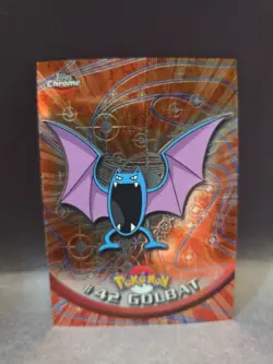 Pokemon #42 Golbat Card Foil Holo Topps Chrome 2000 TV Animation Series 1 - Image 1