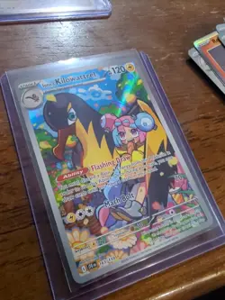 Pokemon TCG Iono's Kilowattrel Card Journey Together IR 163/159 NM - Image 2