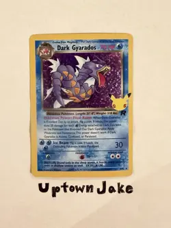 Pokemon Celebrations Classic Collection Dark Gyarados Card #8/82 (2) - Image 1