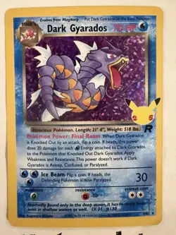 Pokemon Celebrations Classic Collection Dark Gyarados Card #8/82 (2) - Image 2