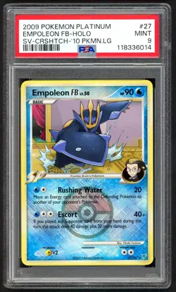 Pokemon Cards - PSA 9 Empoleon FB Lv.50 27/147 Crosshatch League Supreme Victors - Image 1