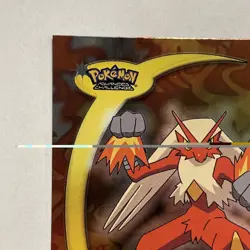 Blaziken Pokemon Advanced Challenge Topps Holo Foil TCG Card 2004 #9 - Image 3