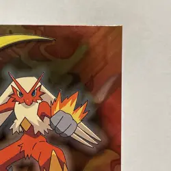 Blaziken Pokemon Advanced Challenge Topps Holo Foil TCG Card 2004 #9 - Image 4