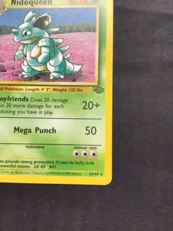 Pokemon Cards: 1st Edition Jungle Rare: Nidoqueen 23/64 - Image 4