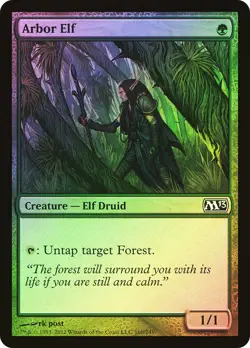 MTG FOIL Arbor Elf - Magic 2013 #160 - Image 1