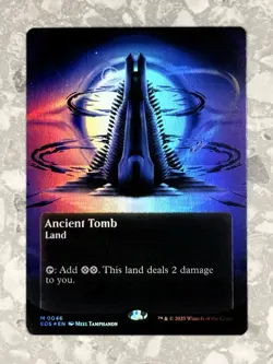Ancient Tomb (0046) (Borderless) FOIL MTG Edge of Eternities NM X1 - Image 1