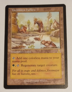 MTG Yavimaya Hollow Urza's Destiny Regular 1999 NM - Image 1